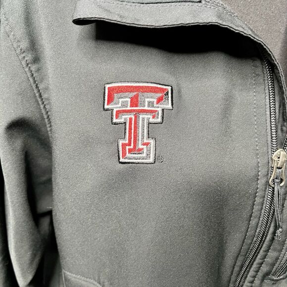 Texas Tech Columbia Ascender Softshell Full Zip Jacket Black Men's Size Large - Picture 4 of 14